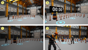 Virtual environment used for data collection.